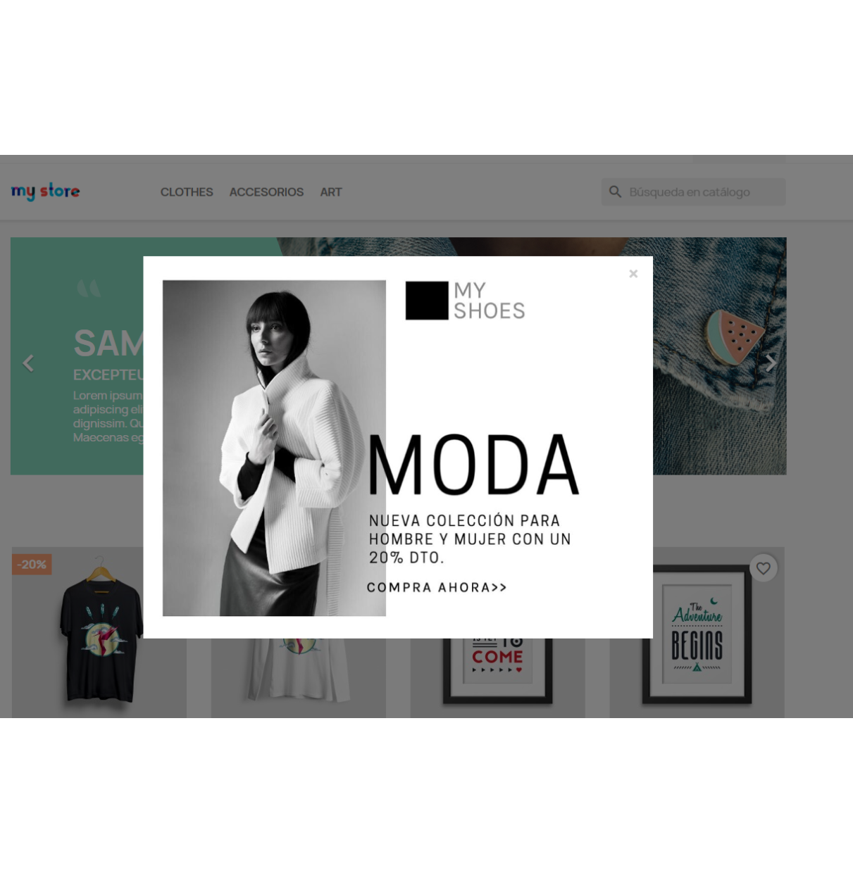 Prestashop Addon - Promotional Modal