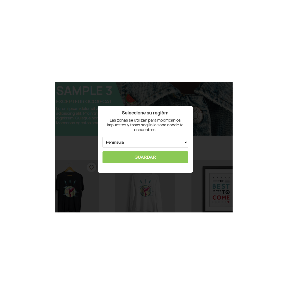 Module complémentaire Prestashop - Popup de géolocalisation