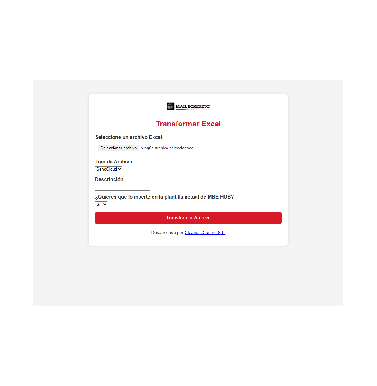 FILECONVERTER -  Reformateador de ficheros de orígenes no compatibles