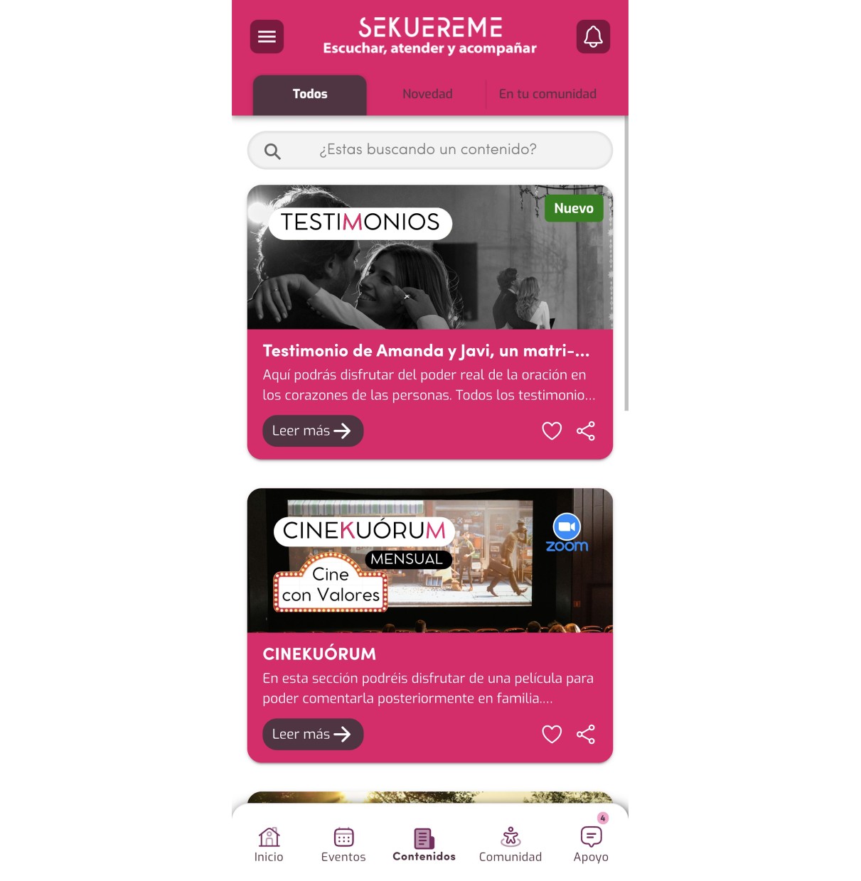 APP - Comunidades y movimientos religiosos