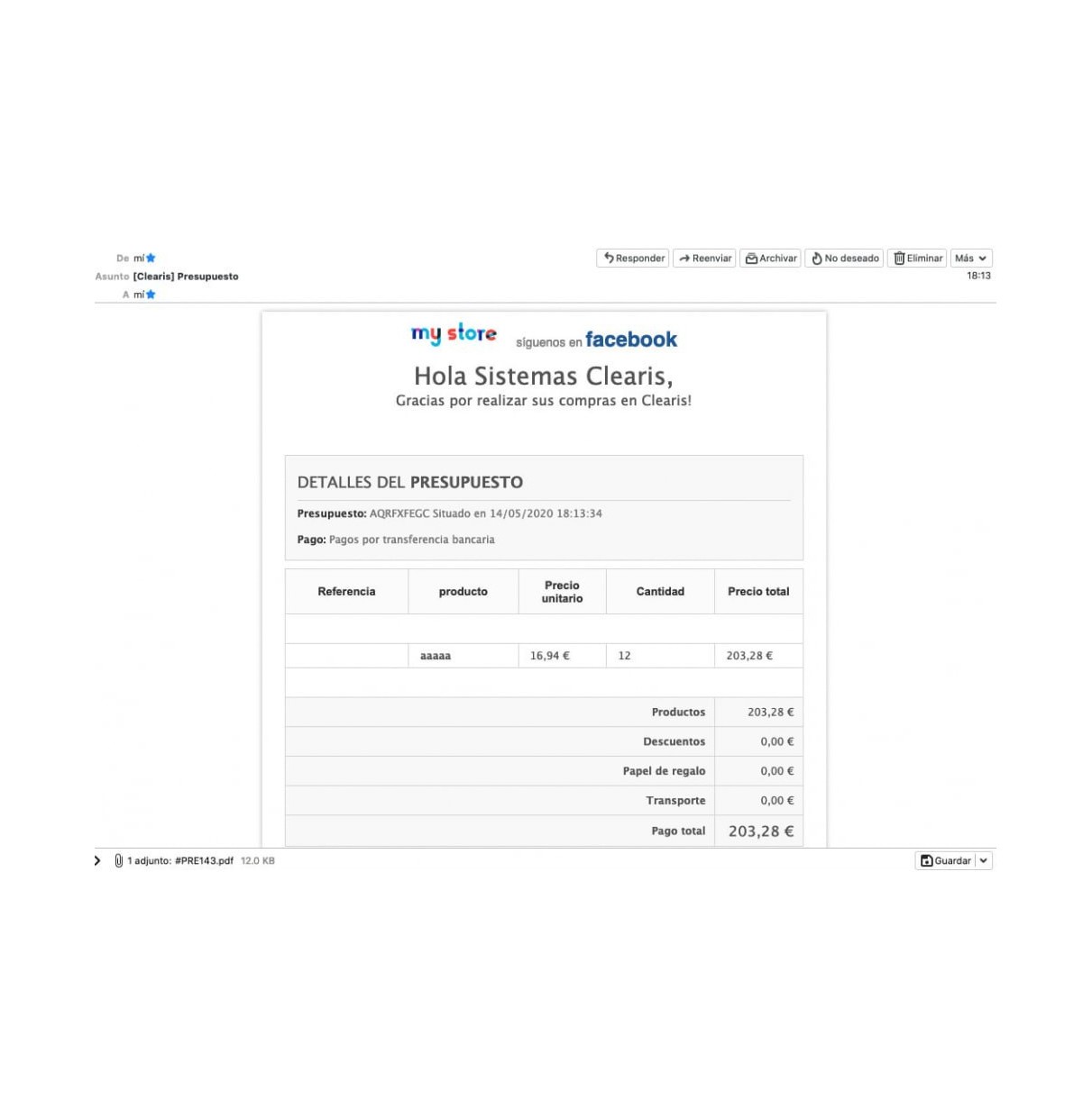 Prestashop Addon - Online Quote