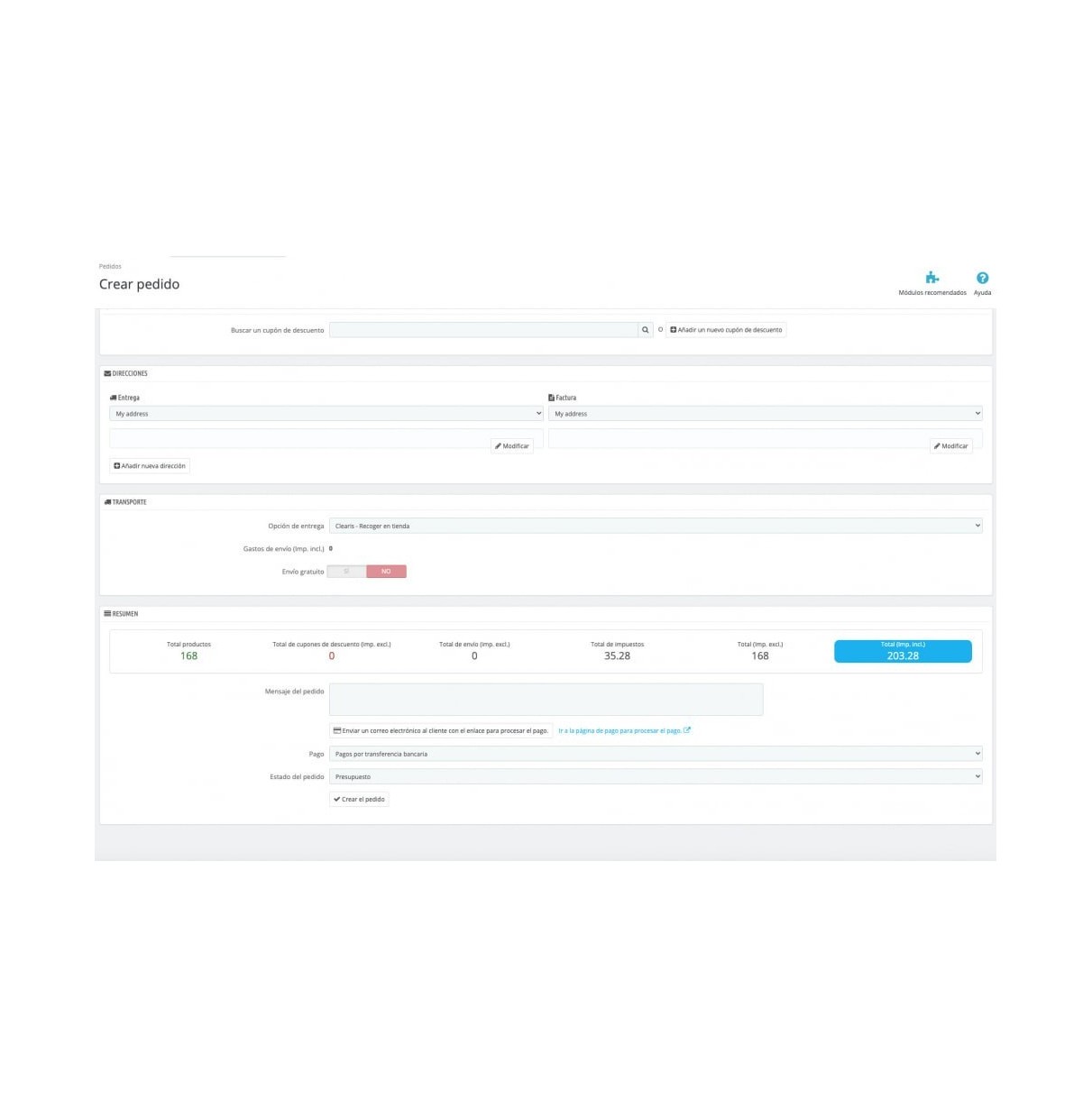 Prestashop Addon - Online Quote
