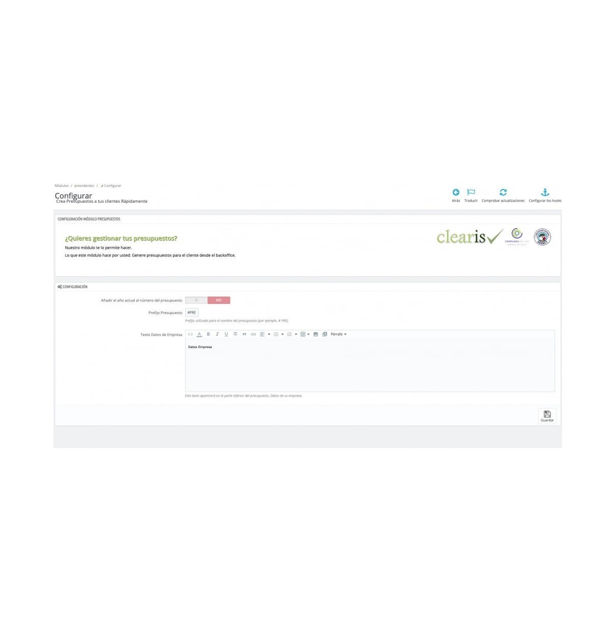 Prestashop Addon - Online Quote