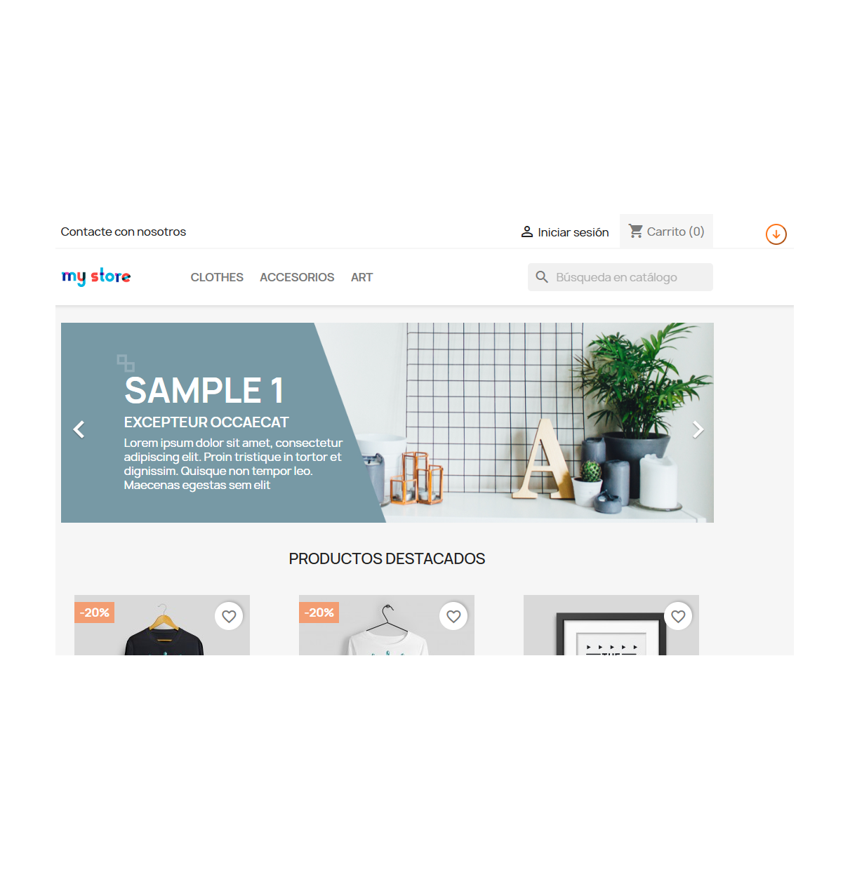 Prestashop Addon - Scroll down
